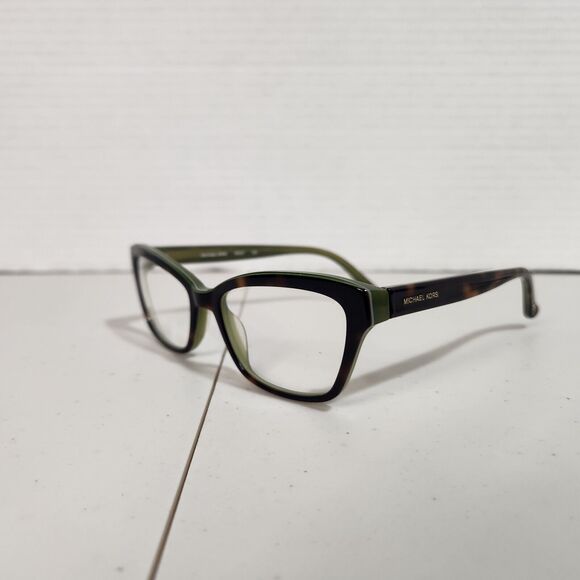 MICHAEL KORS MK 256 225 HAVANA GREEN AUTHENTIC EYEGLASSES 50-17-130 Frames ONLY - Picture 1 of 9